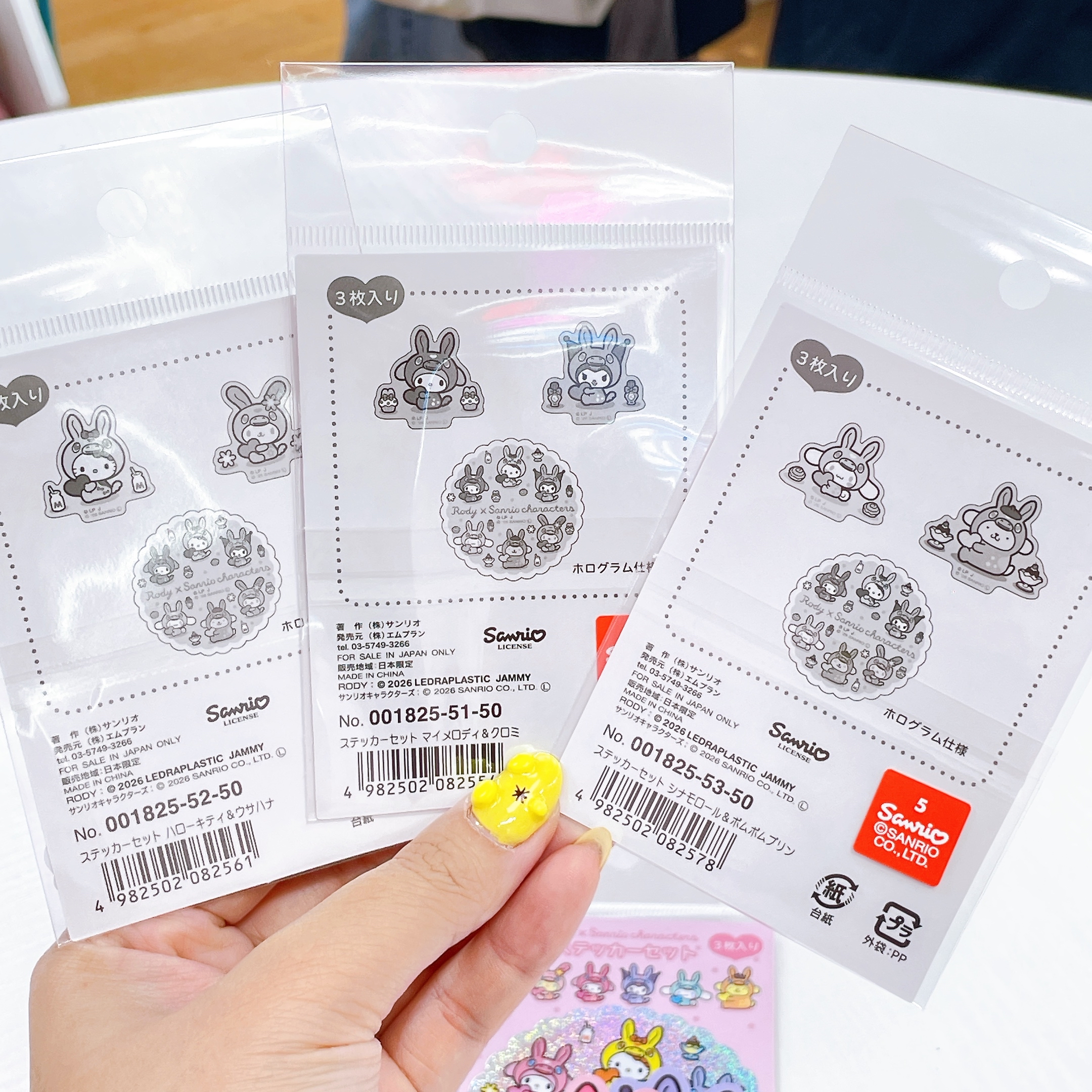 日本直送Sanrio rody 合作系列貼紙
