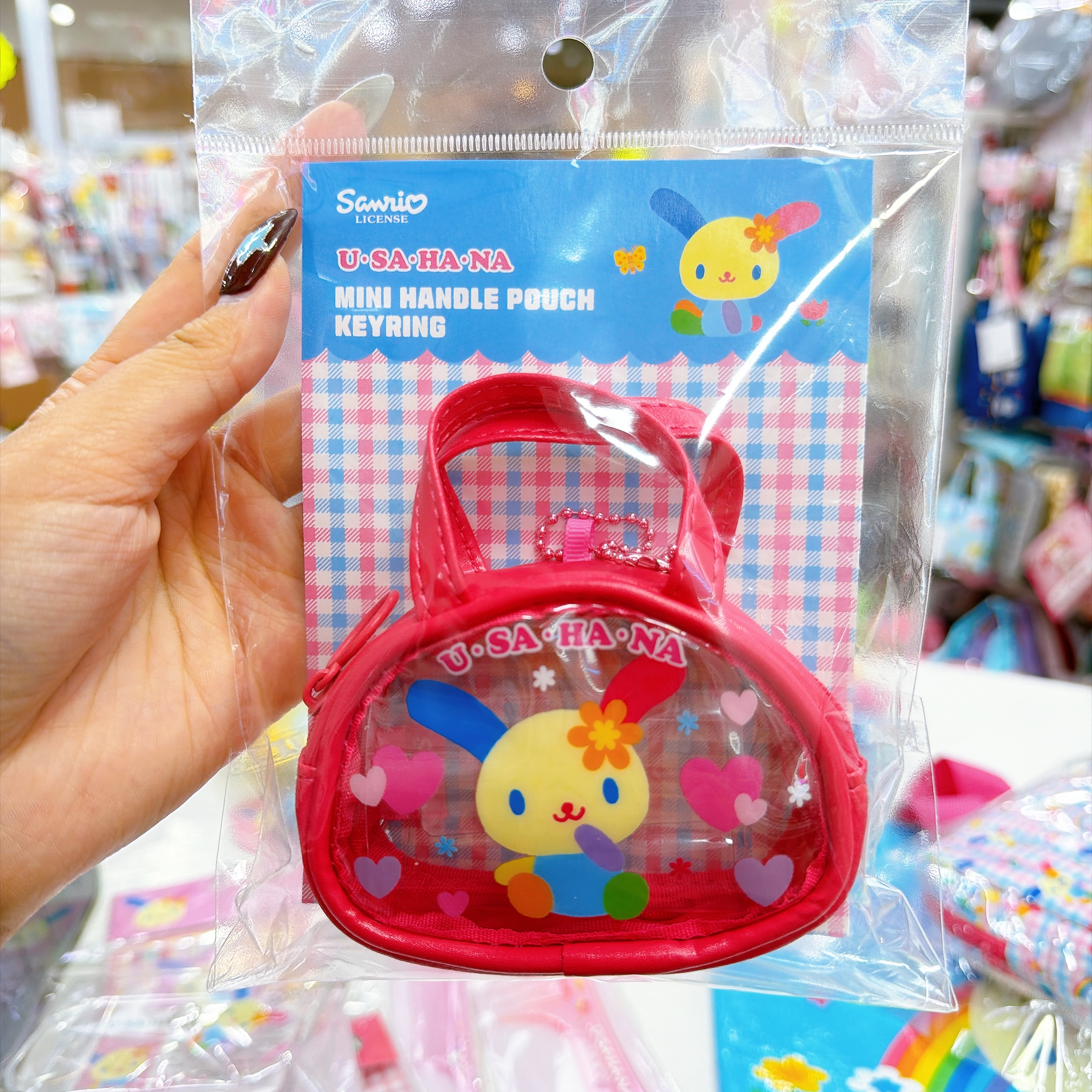韓國直送韓國限定usahana pop up store 鎖匙扣掛包