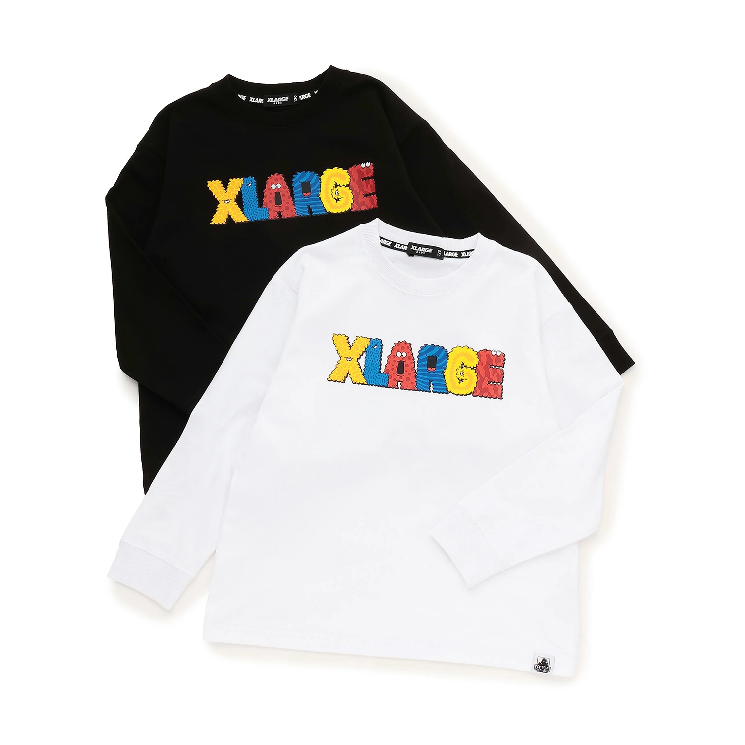 🆕【⭐訂購⭐】🇯🇵日本直送 🌀#XLARGE KIDS 彩色Logo長袖Tee［2款選］🌀 [ELIA-0021][261005]