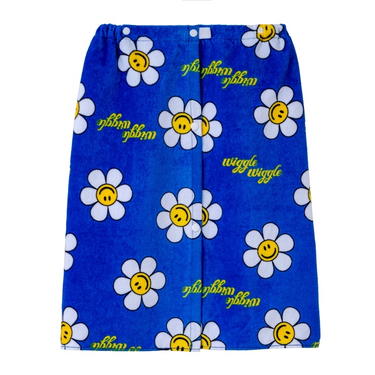 🇯🇵限時預訂 日本直送🇯🇵Wiggle Wiggle花花圖案滿印游泳浴巾裹巾