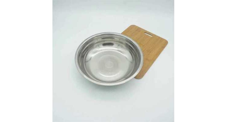 k78155 钢碗 22cm 汤盘 金鷹px