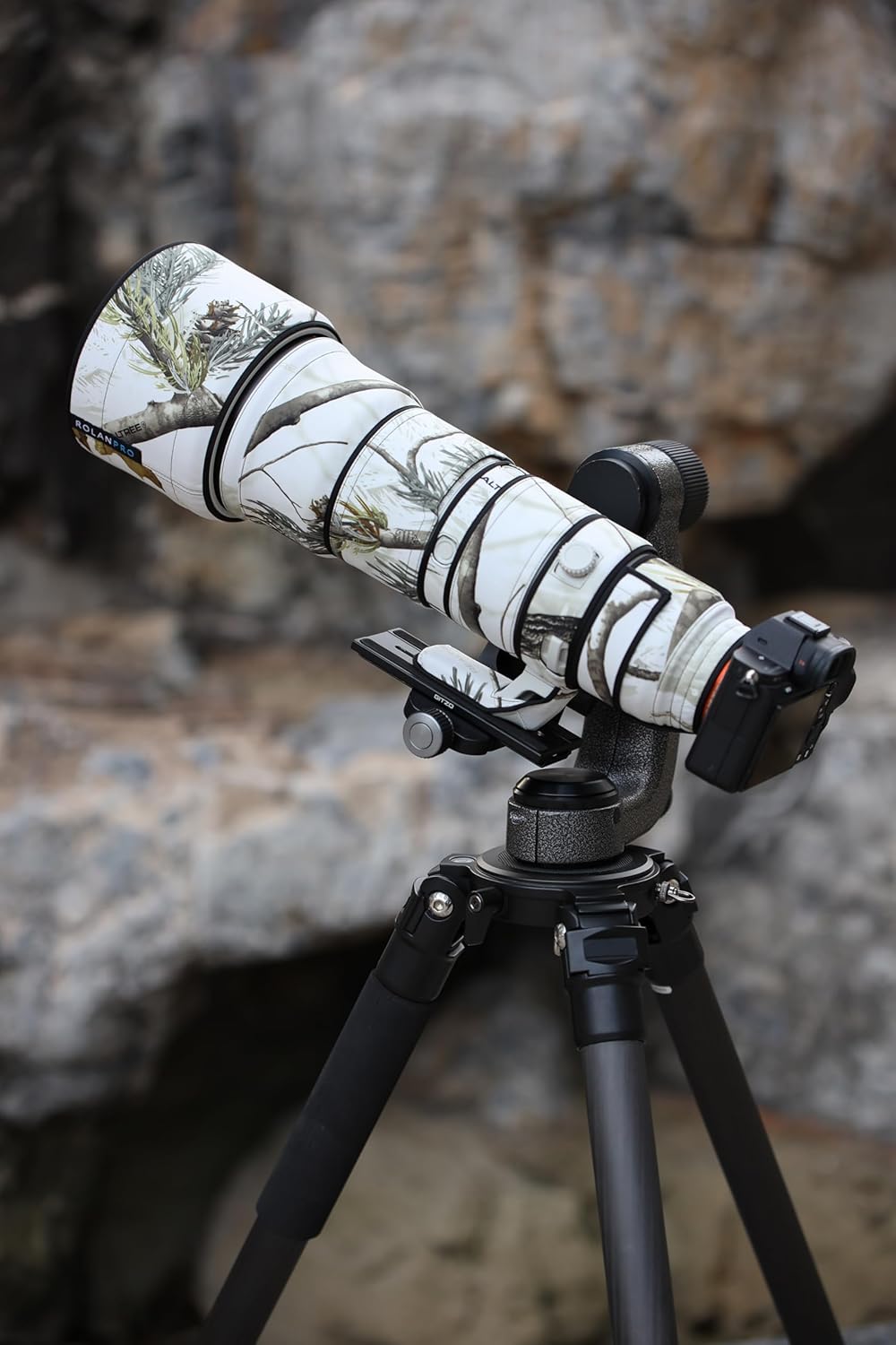 ROLANPRO Lens Camouflage Coat For SONY FE 400-800mm F6.3-8 G OSS (SEL400800G) 防水炮衣