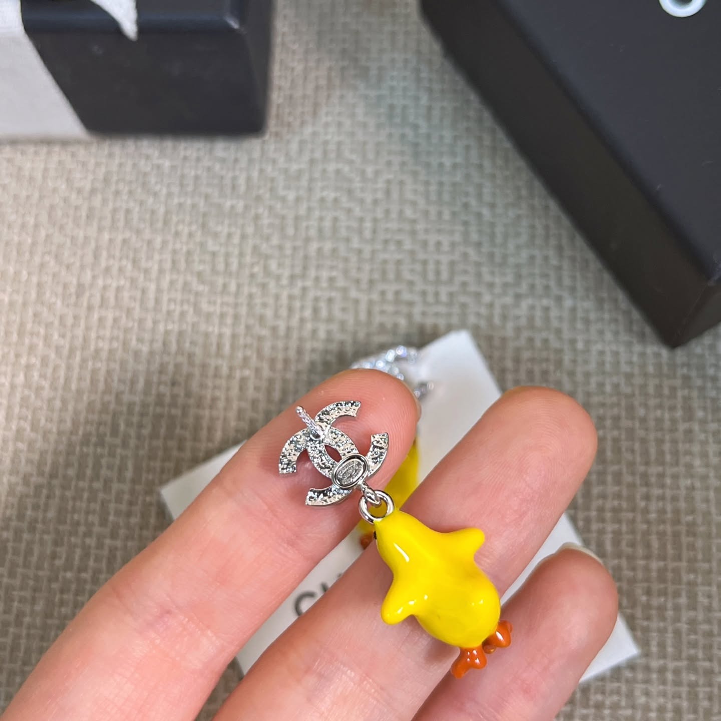 【原單】CHANEL 2026 Pendant Earrings 小雞吊墜耳環 - 禮盒裝