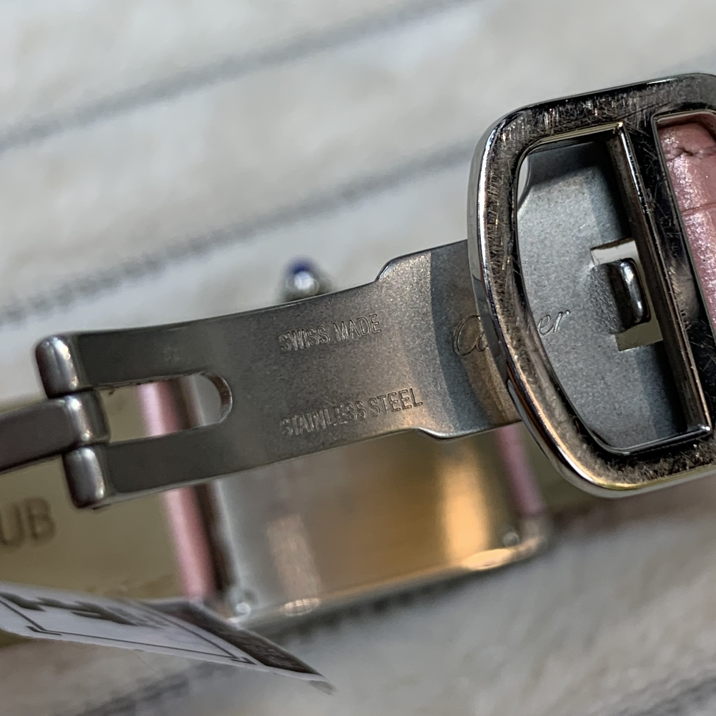 💌情人節送禮🎀Cartier Watch pink Tank Must