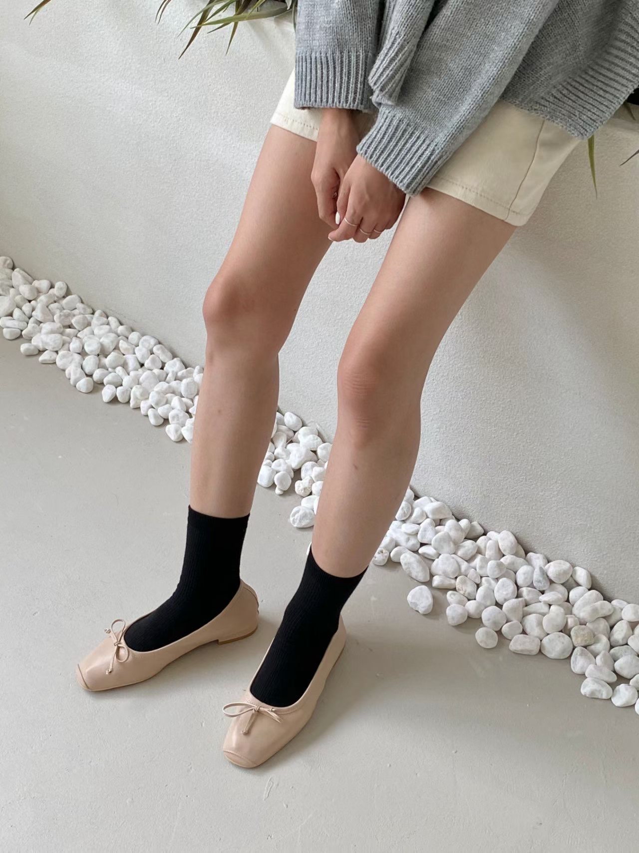 Classic ballet flat shoes