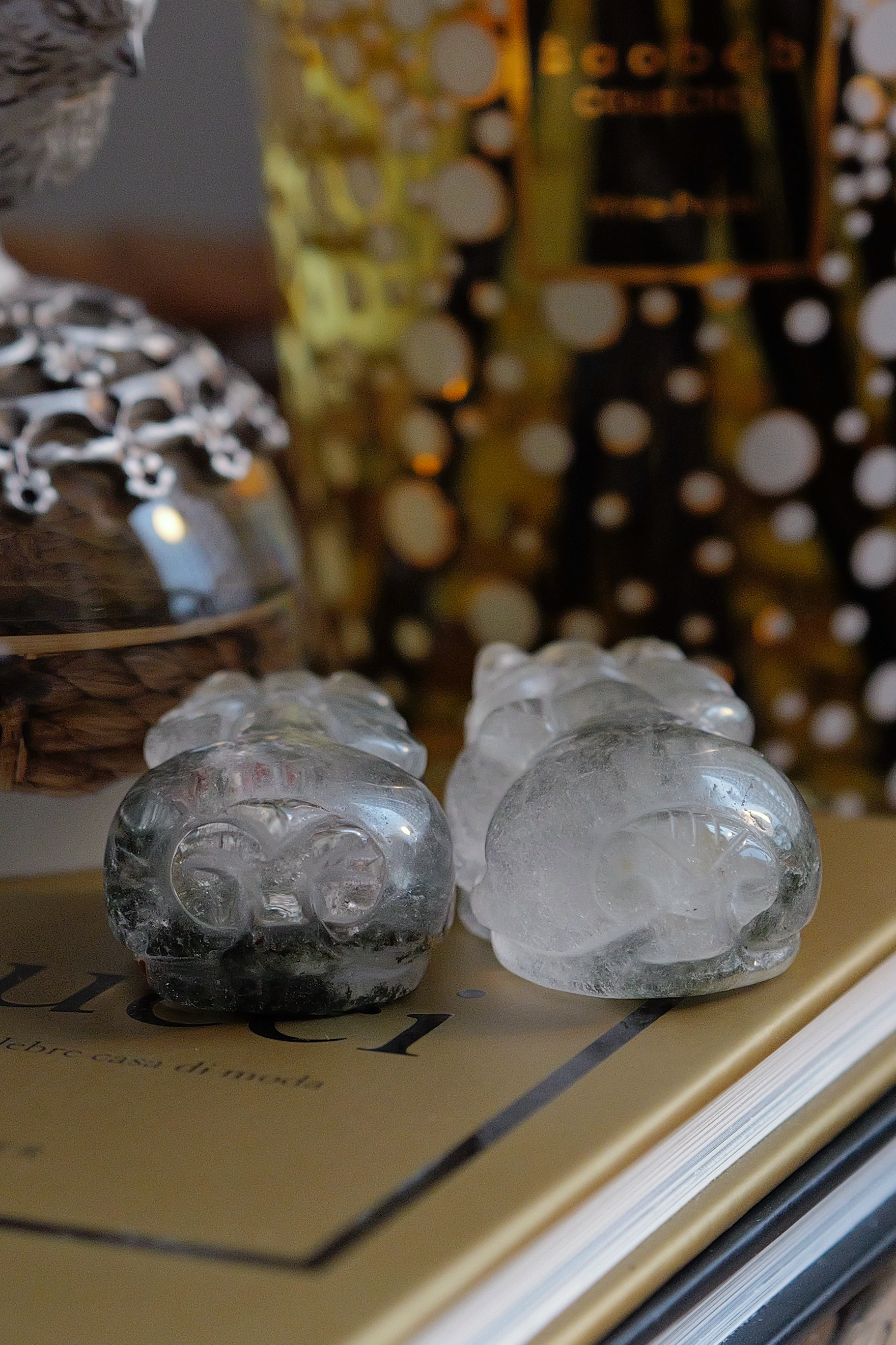 ༒4.7cm+紅綠幽靈金錢貔貅擺件一對༒ PQ.1023CJ2G10S-RA18*5SS