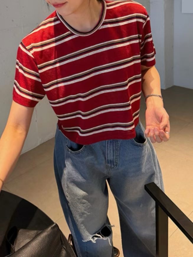 221396 橫間短Tee
