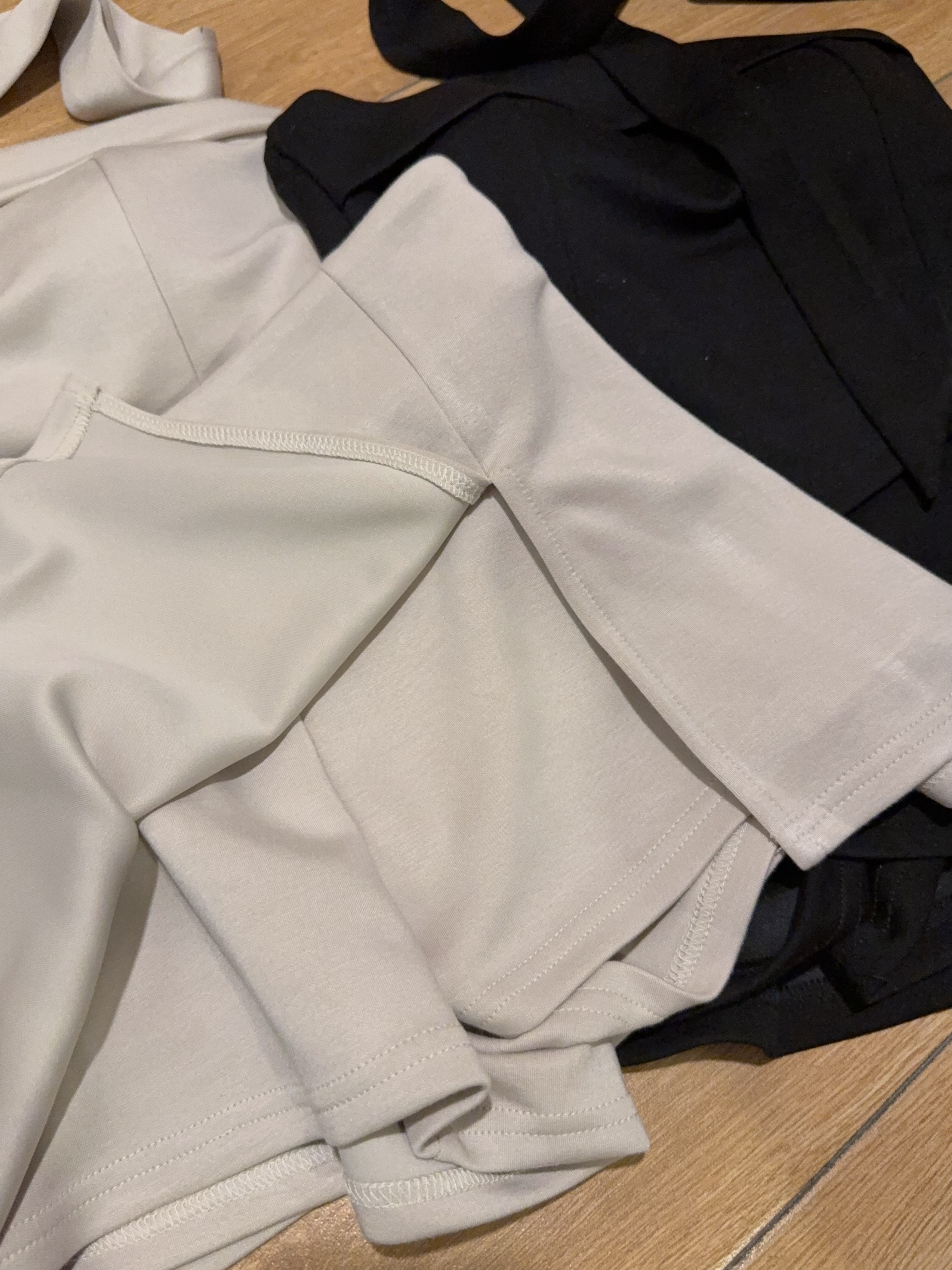 鱼骨抹胸背心+开叉半身短裙两件套（配飘带）R3006