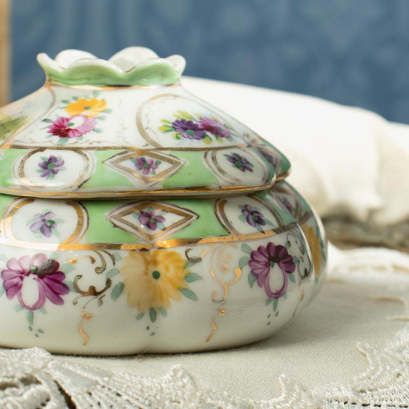 Antique Victorian Hand-painted Hair Collector - Exquisite Collection!(EA1824)