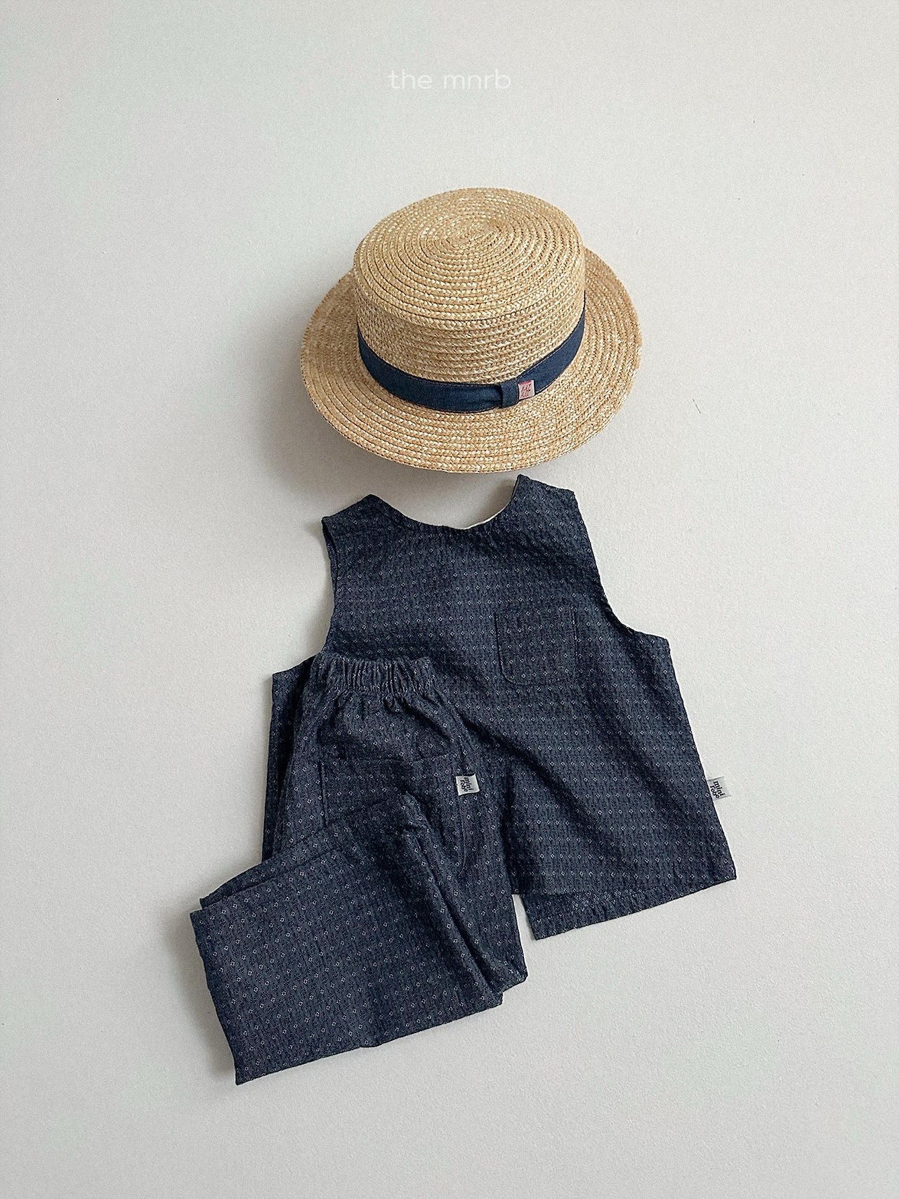 Minirobe | Dla denim sleeveless (Deep-blue XL100-110)