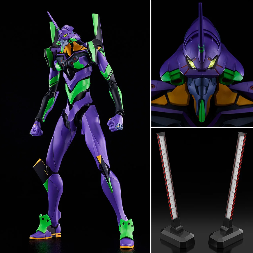 (預訂訂金 $200) (總價 $600) GSC MODEROID Evangelion EVA 新世紀福音戰士新劇場版 DX-SCALE 福音戰士初號機 LUMINOUS SET EDITION 模型 (行版)