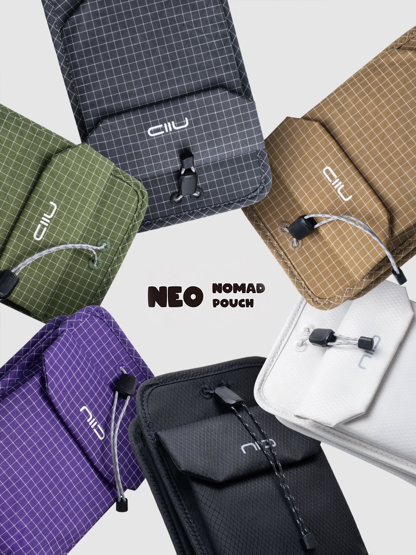 香港行貨 NIID NII43 NEO EDC Compact NOMAD Pouch — Magnetic Quick-Release Sling Bag 型格輕便斜孭袋