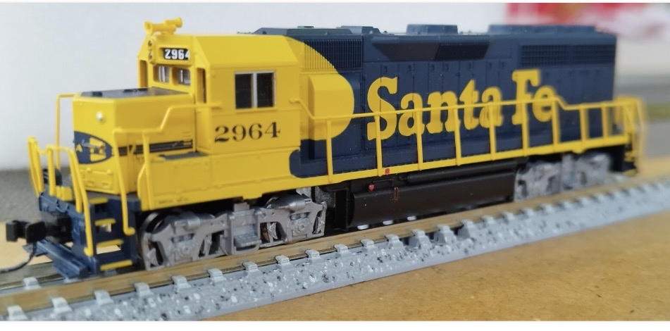 ATLAS N HTD-N7 GP40 Santa Fe #2964 NEW