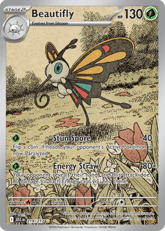 Pokemon TCG Ascended Heroes - Beautifly-219/217