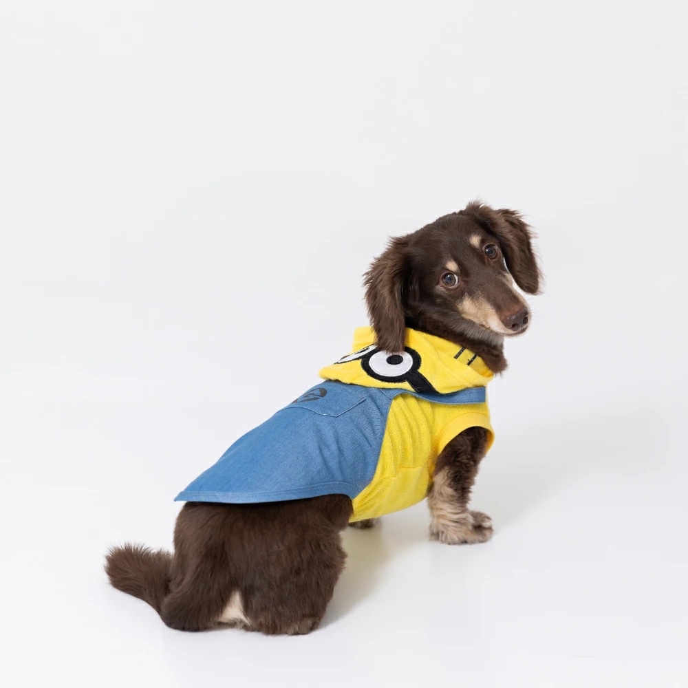 日本Minion 牛仔褲狗狗上衫