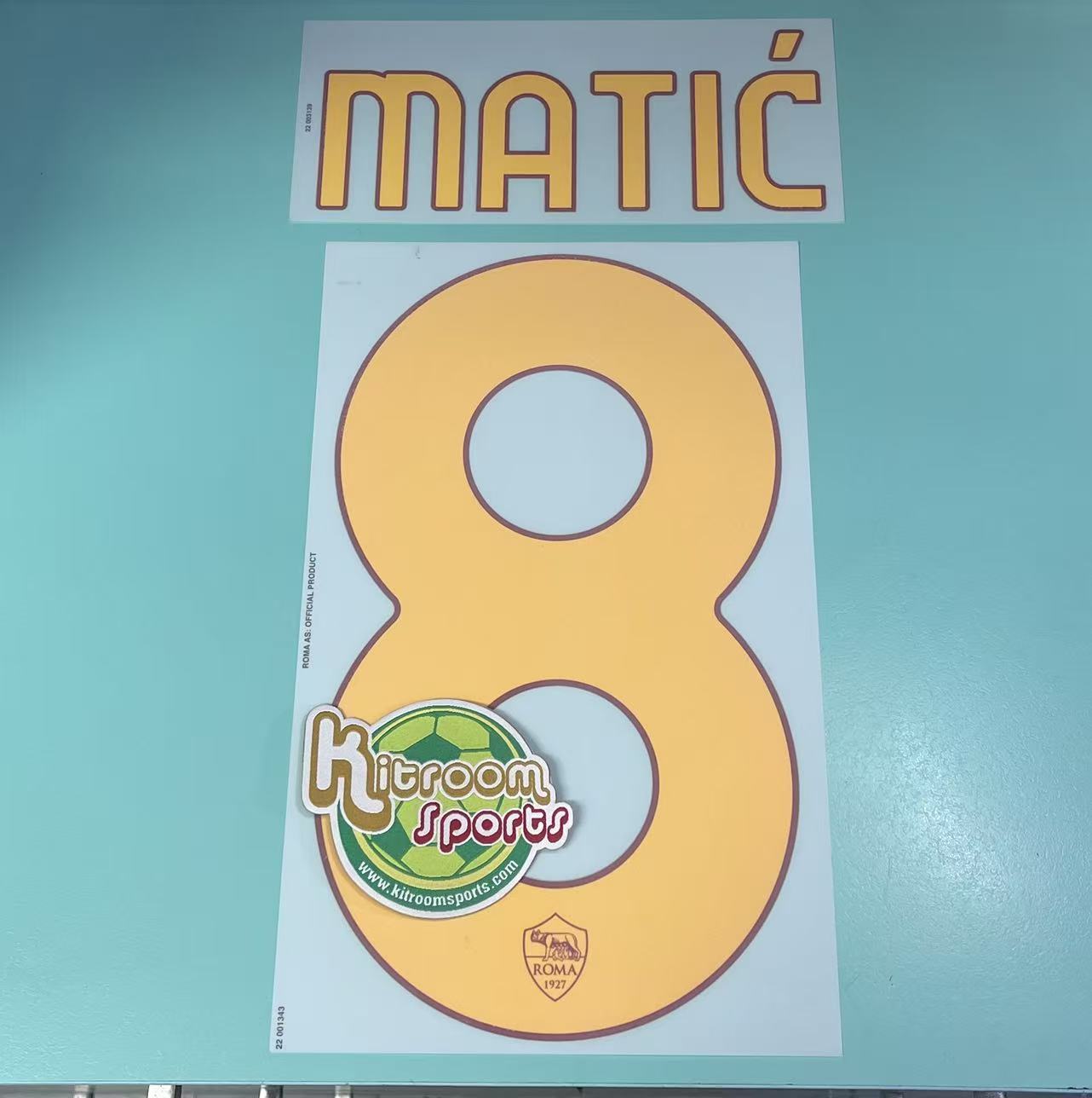 2021-23 Roma Home Nameset #8 MATIC