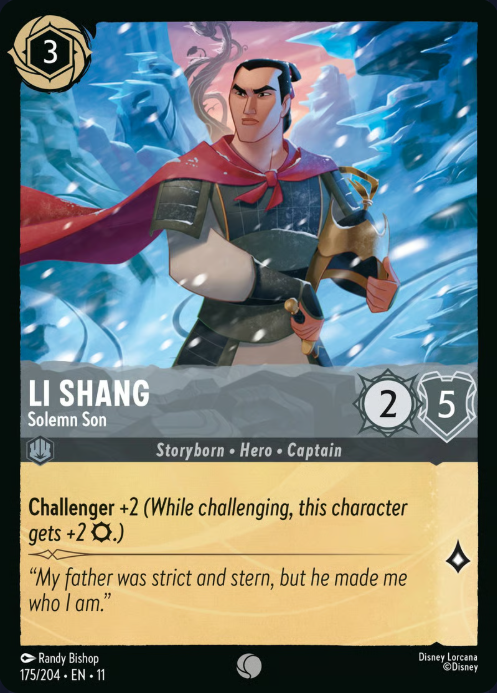 175/204 Li Shang - Solemn Son C