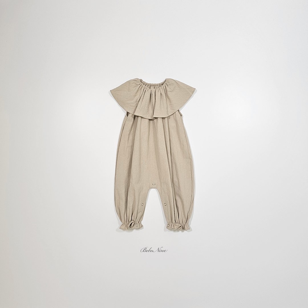 ☀️預訂 韓國直送☀️🇰🇷Bebenine兩色大荷葉領背心連身服