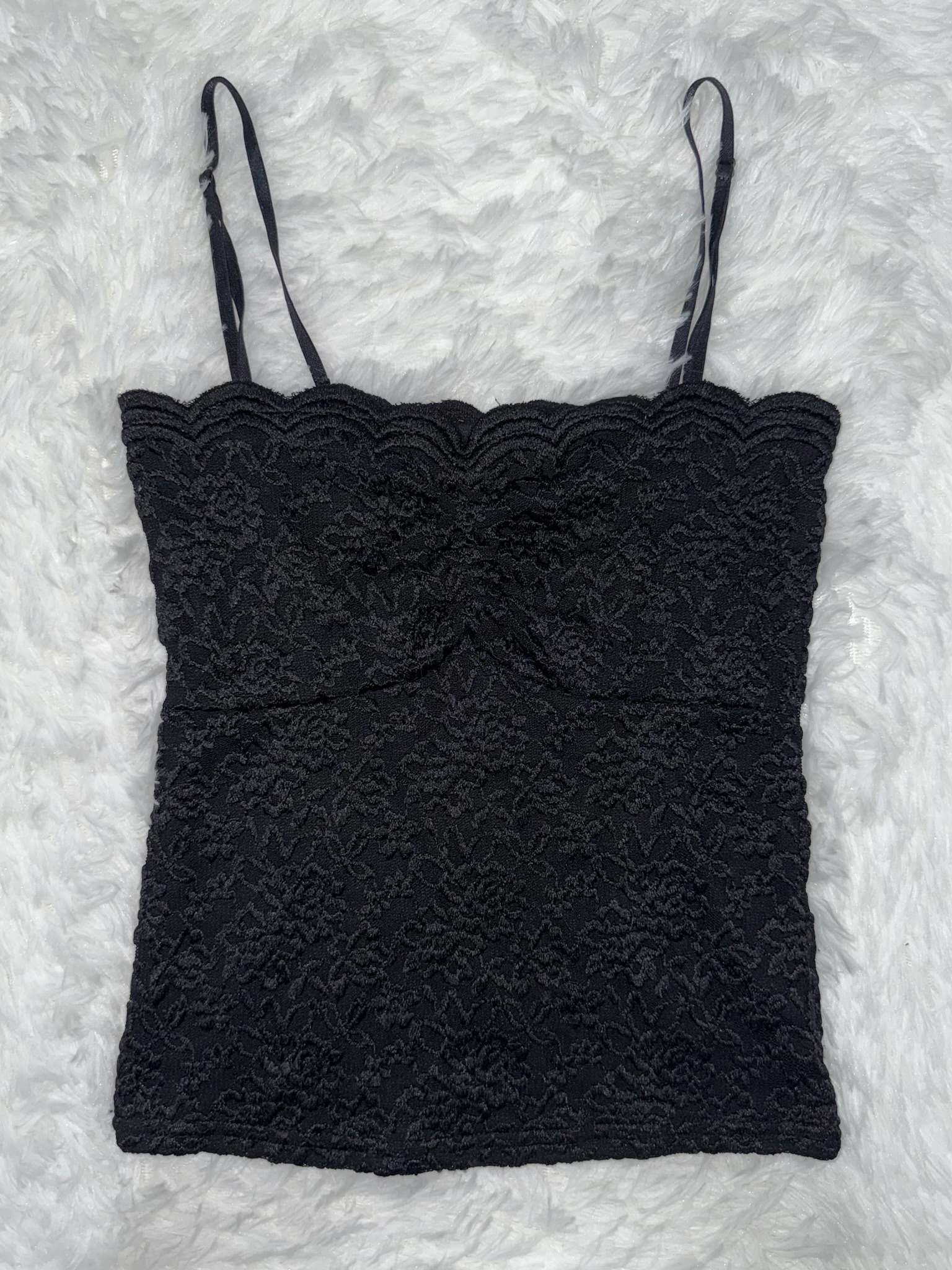 Coquette Aesthetic Ruched Bust Lace Tank