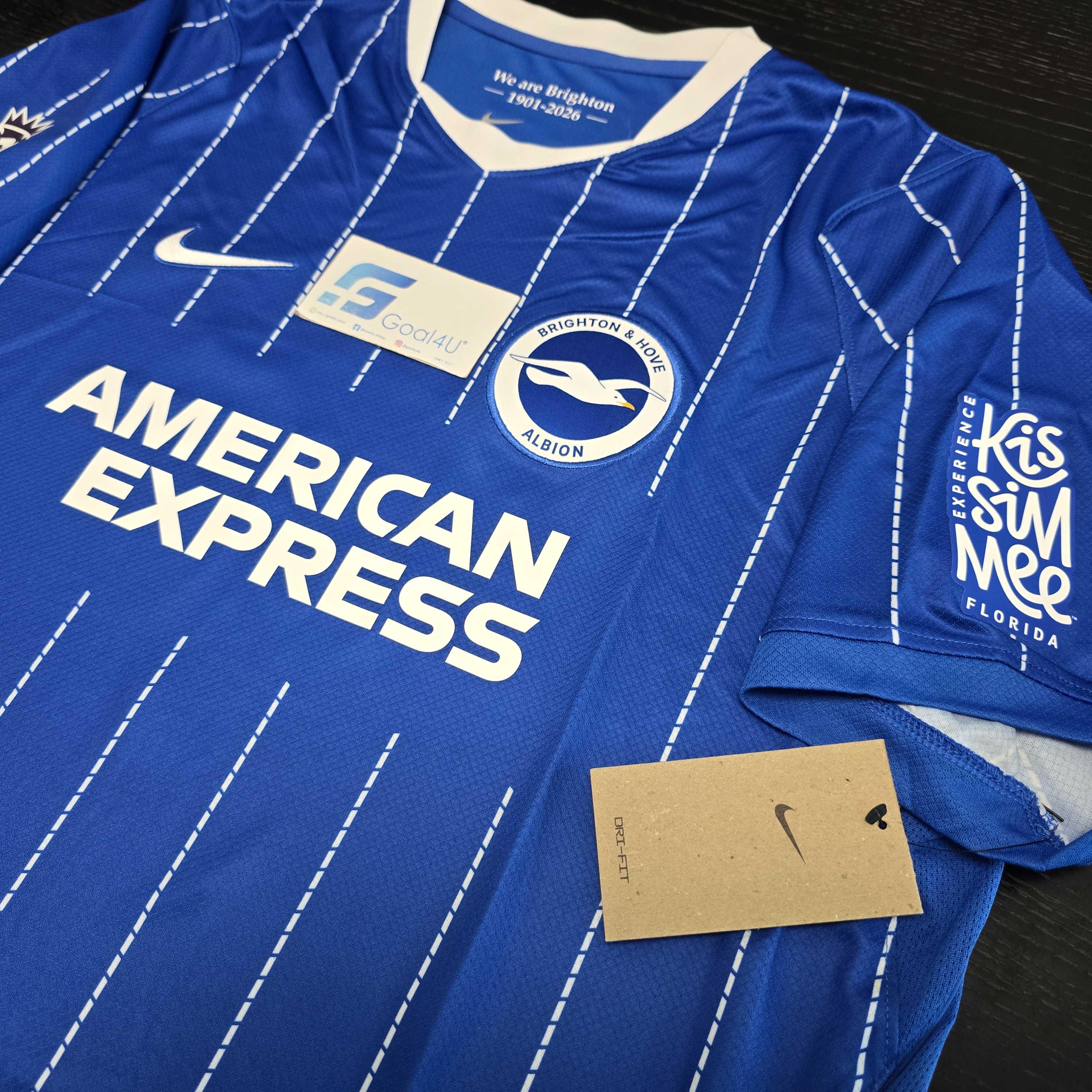 Nike Brighton & Hove Albion 白禮頓 2026-27 主場球迷版球衣 (可加印字章)