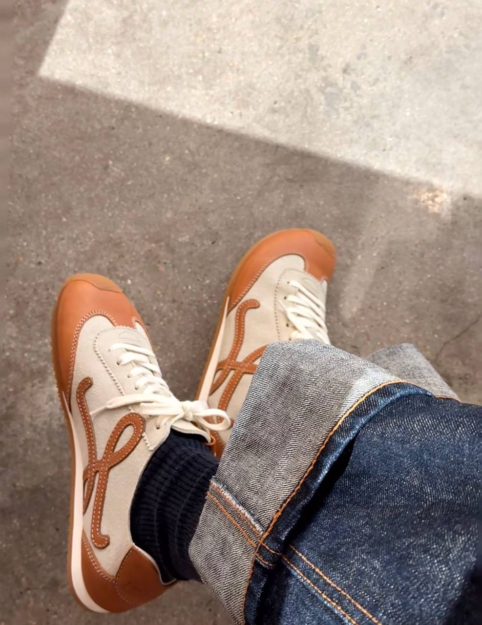 限時優惠✨訂貨🍒Loewe 2.0 suede 拼皮sneaker  Size 38 40 41 only