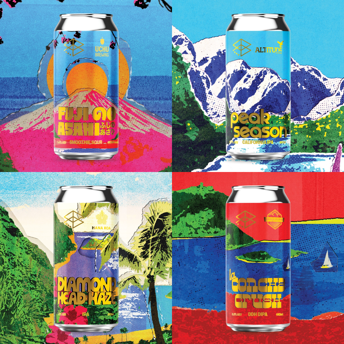 Range Brewing COLLAB UCHU / ALTITUDE / BASQUELAND / HANA KOA