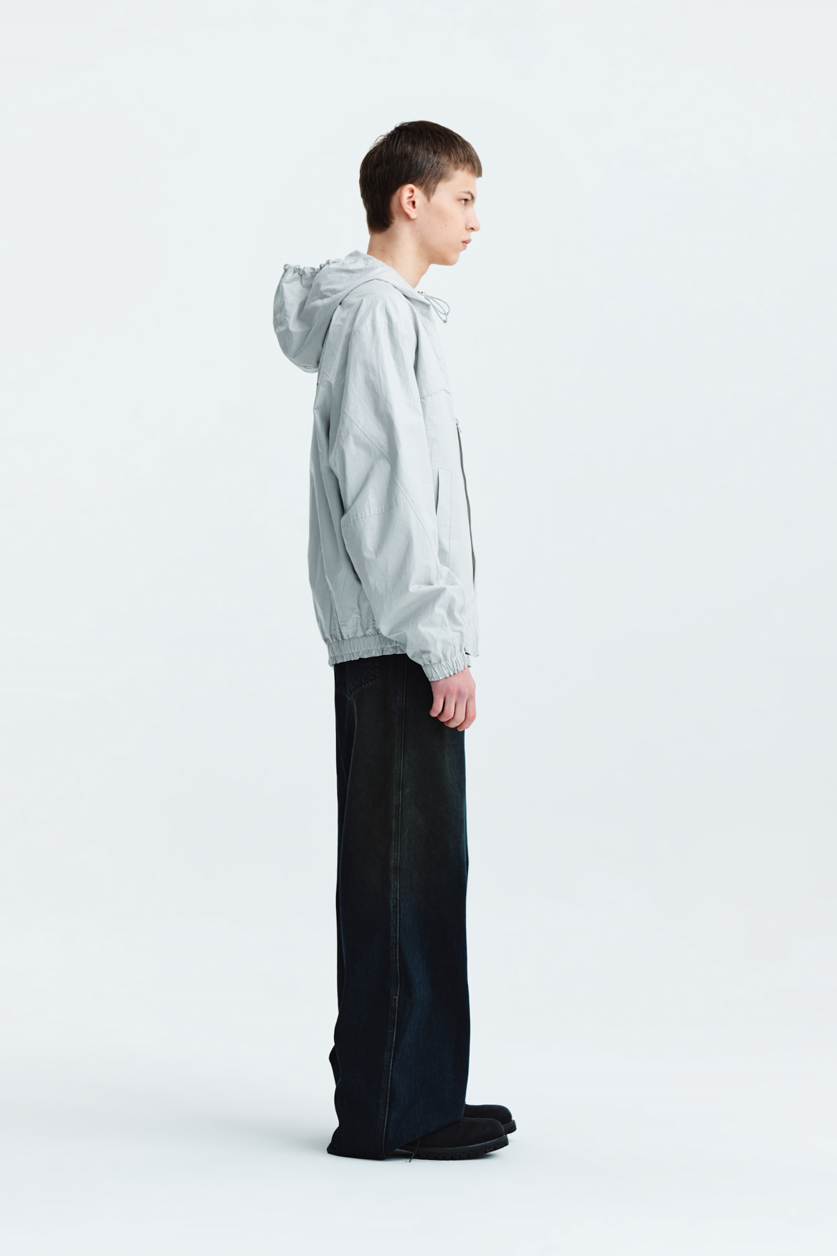 Matin kim MATIN HIGH NECK COATING HOODY JUMPER FOR MEN IN