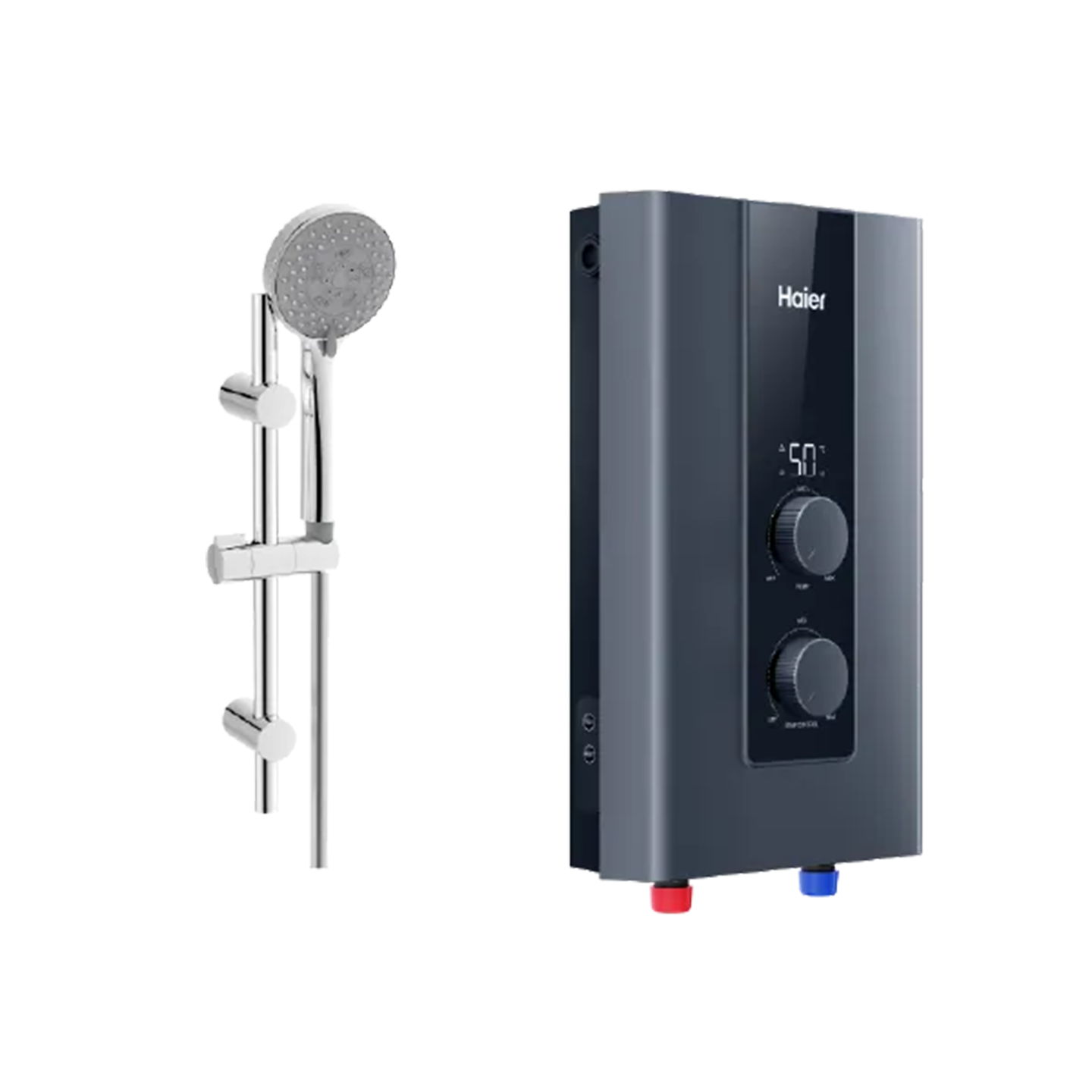 Haier 3.8kW Non-Pump Water Heater Black (EI38E-FP3B)