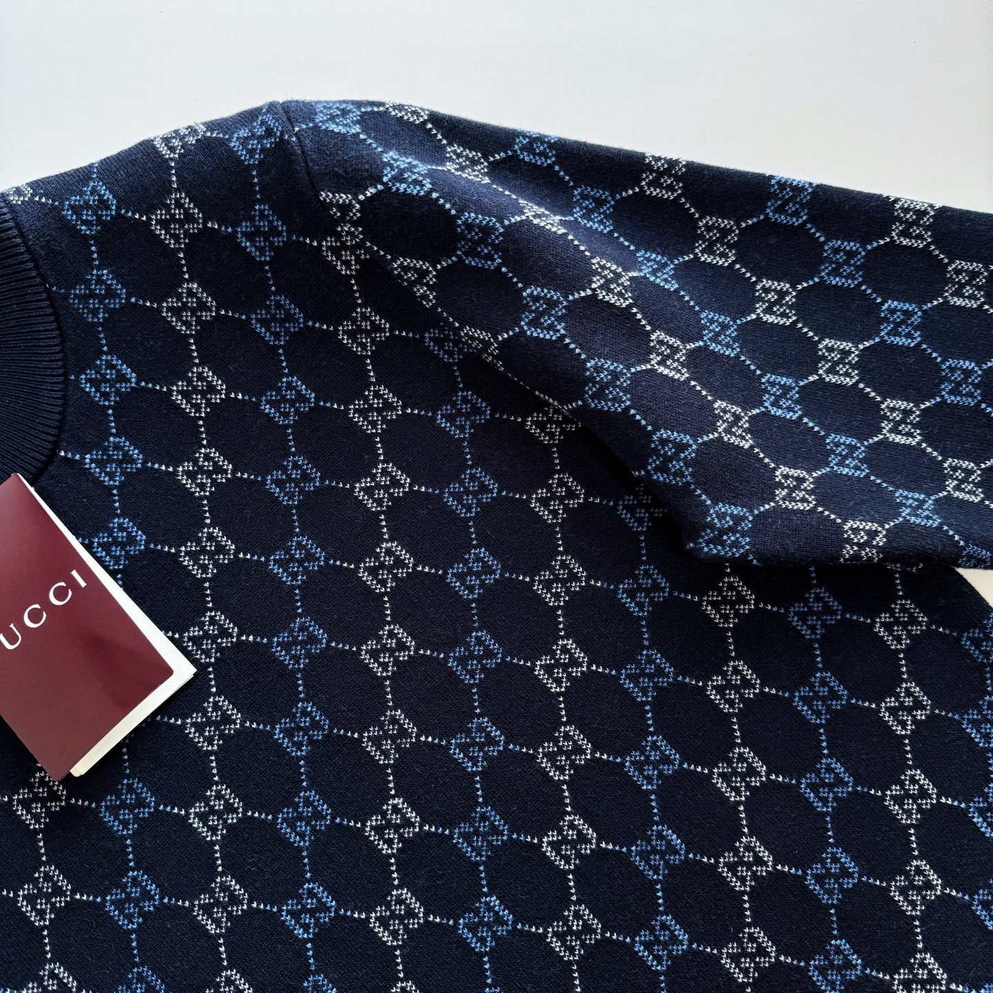 【頂級原單】GUCCI GG 提花羊毛圓領冷衫