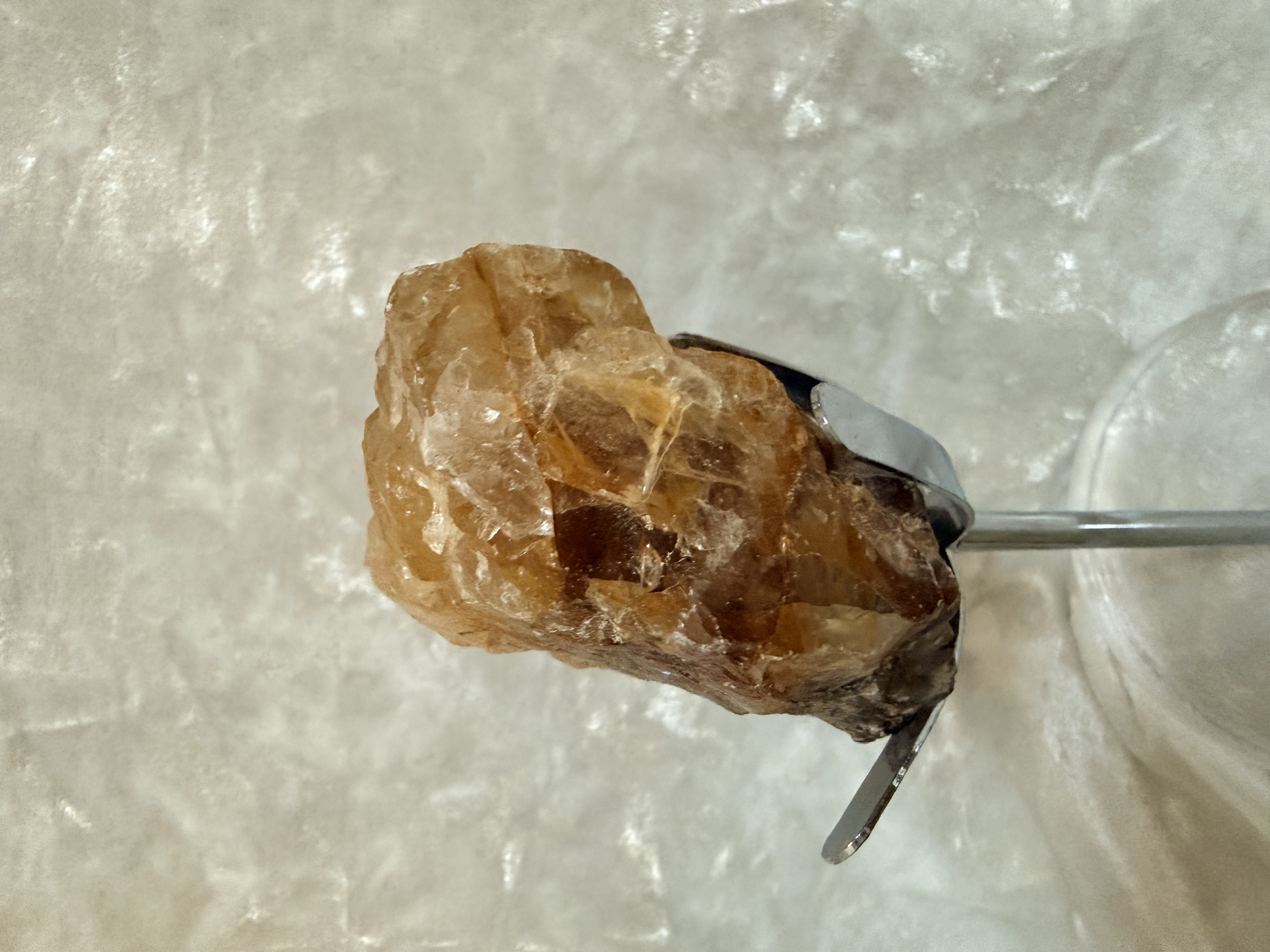 巴西黃金自療者原礦石（帶彩光）