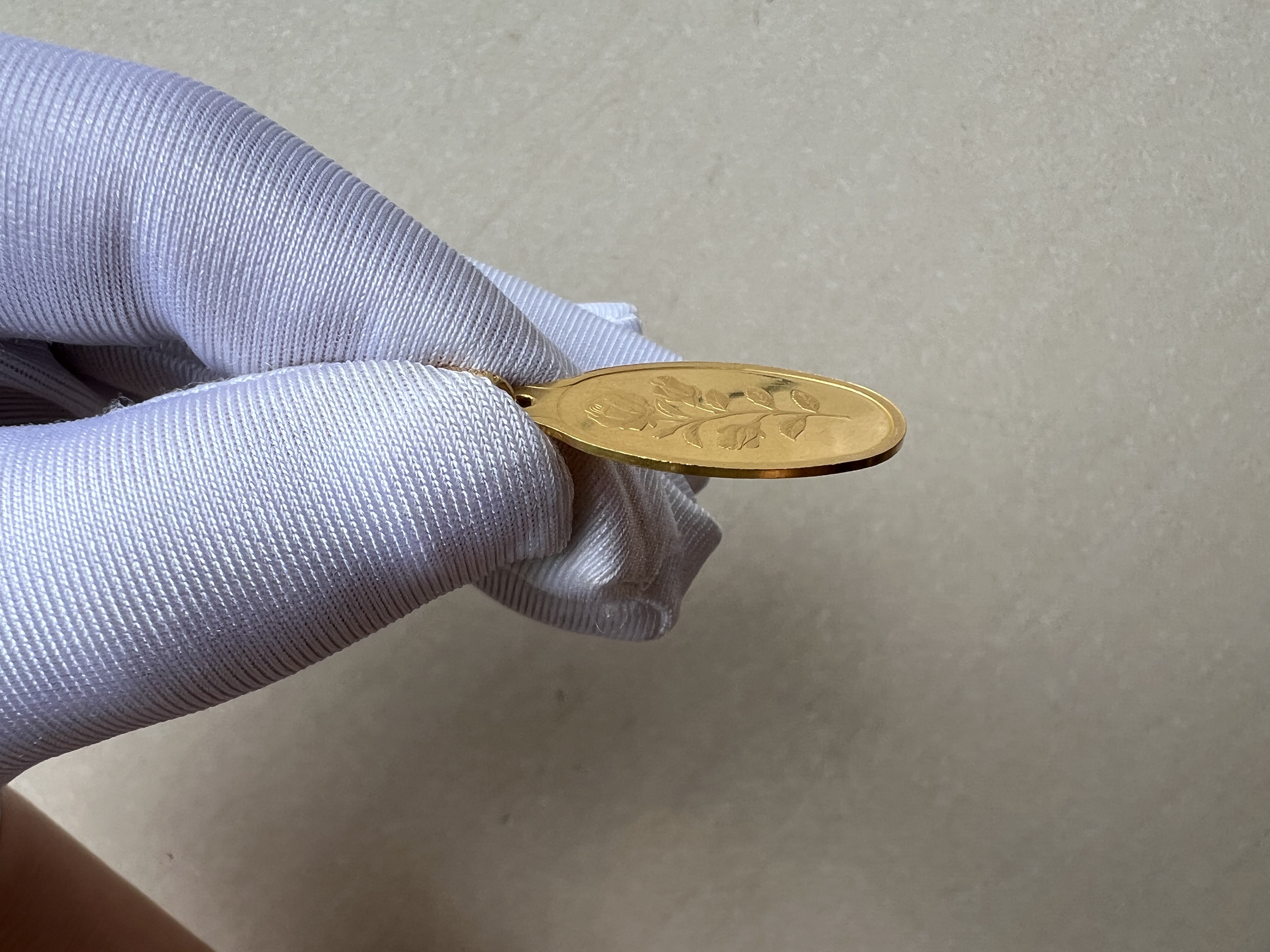 (SN:3163)PAMP Rosa Pendant 2.5g (2.7g)🇨🇭Swiss Fine Gold Bar Emas 999.9 (open sealed) 玫瑰吊坠