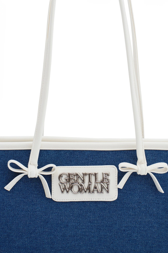 🇹🇭GENTLEWOMAN - 牛仔拼色蝴蝶結手袋代購