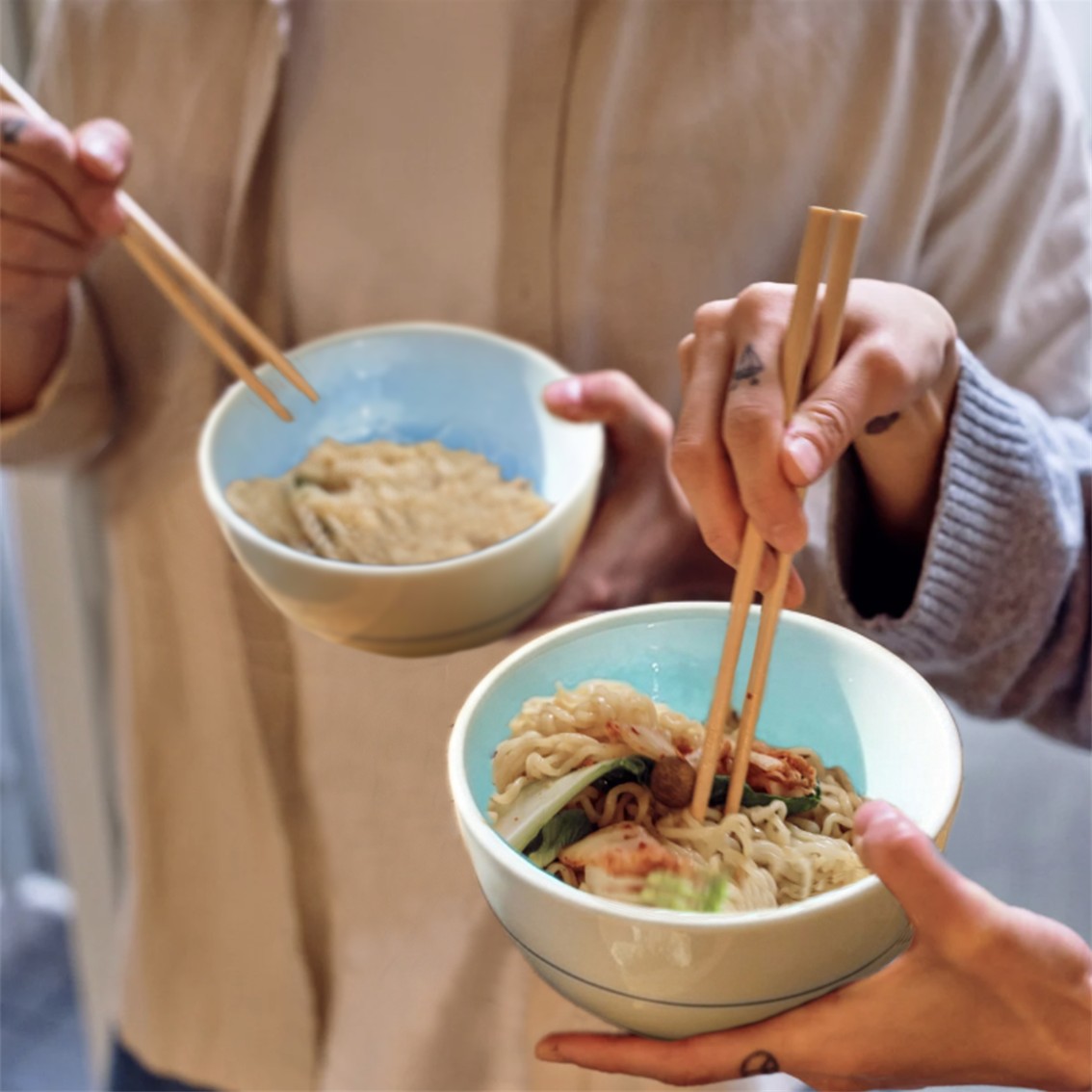 【日本製】美濃燒仲夏海洋飯碗套裝(連禮盒)