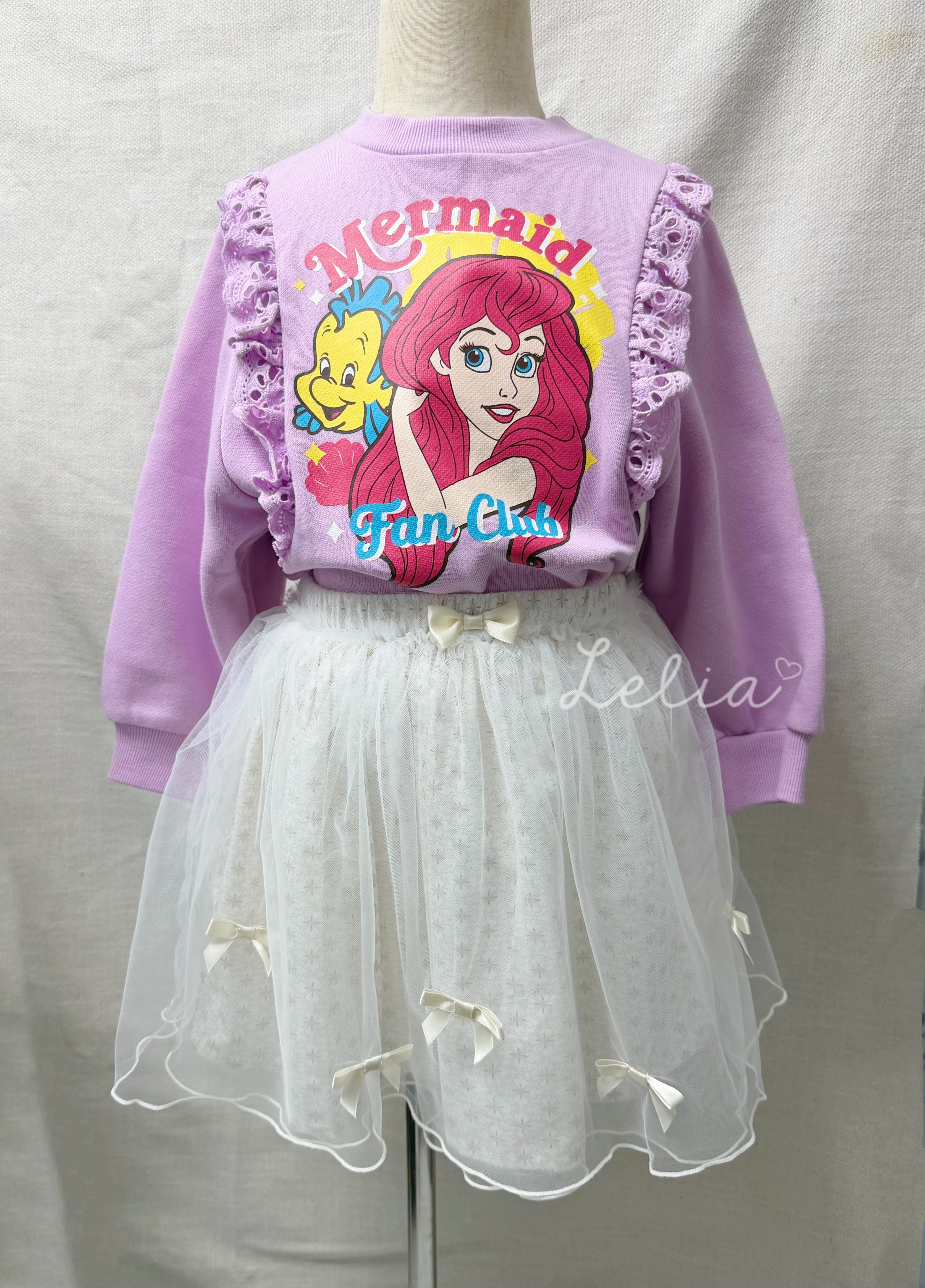 ▫️現貨▫️Mamaraku白色半截紗裙