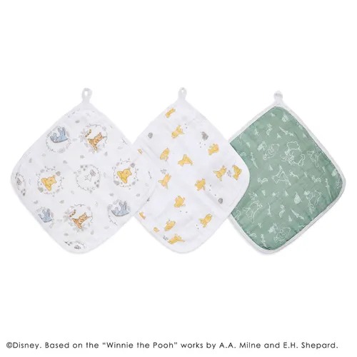Disney Baby aden+anais Winnie the Pooh小熊維尼洗面毛巾 - 042260062