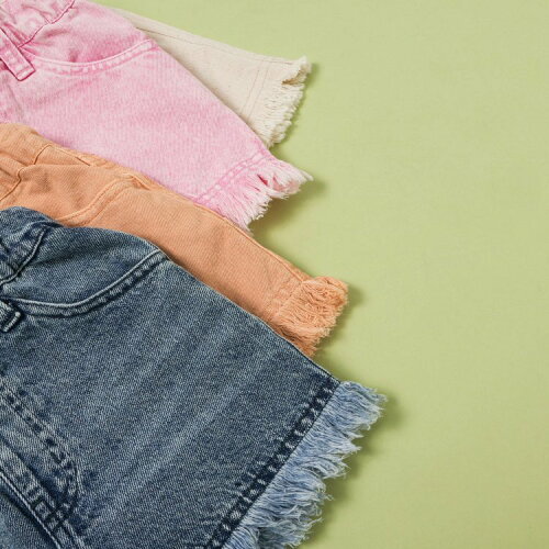 🆕【⭐訂購⭐】 🇯🇵日本直送🌀BREEZE 流蘇牛仔棉短褲［4款選］🌀[ELCA-0105] [260412]