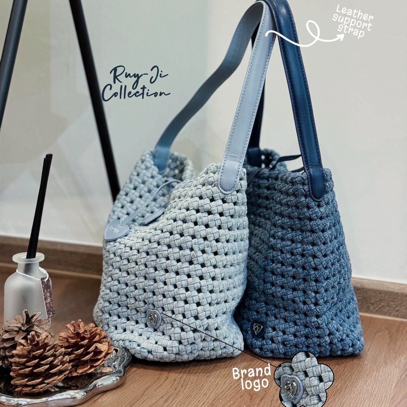 泰國新款🇹🇭 Pony Twenty-Eight 28 Ryuji Bag  牛仔布針織袋 
