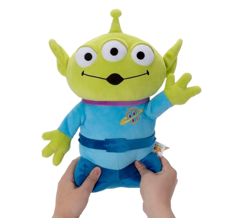 日本TAKARA TOMY ARTS Toy Story 5 Alien 三眼仔互動毛公仔 TOY2009