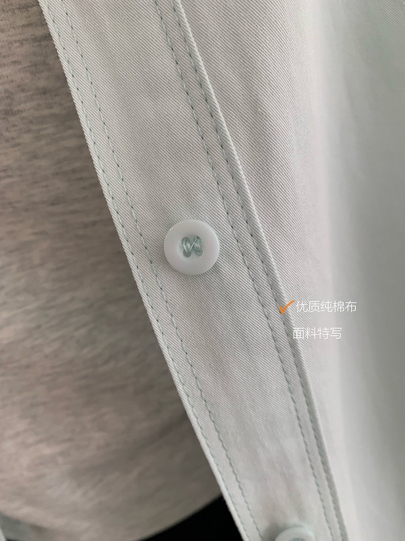 衬衫控必入！ 慵懒感中长款纯色衬衫