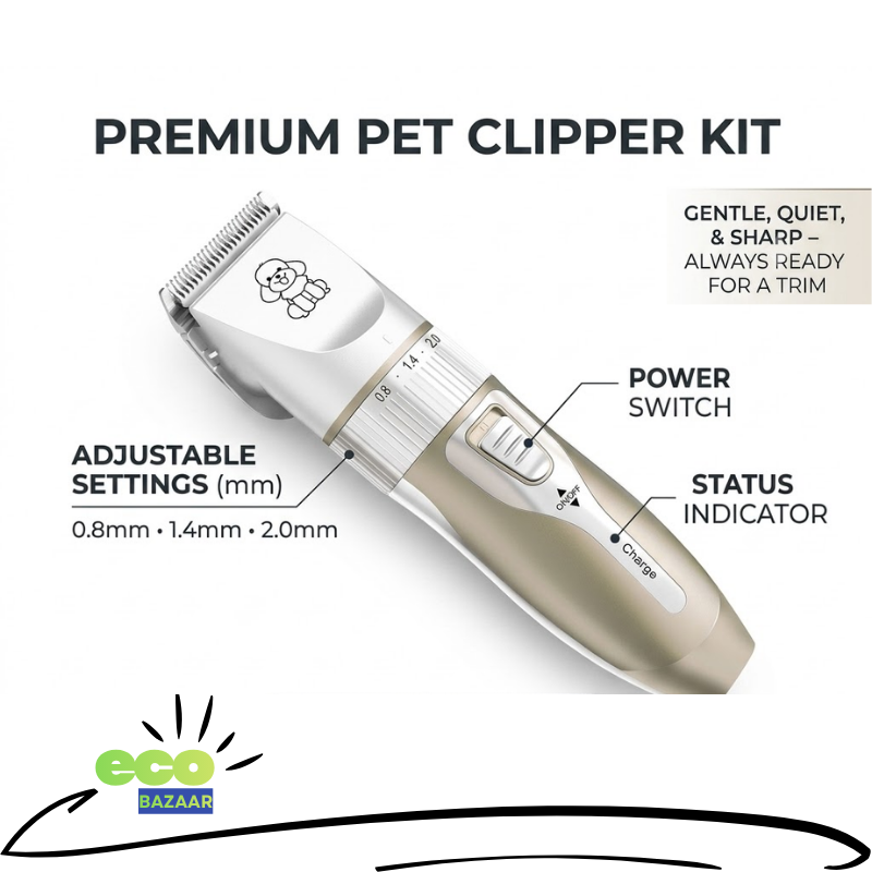 Pet Grooming Clipper Kit  專業級家用寵物電推剪套裝