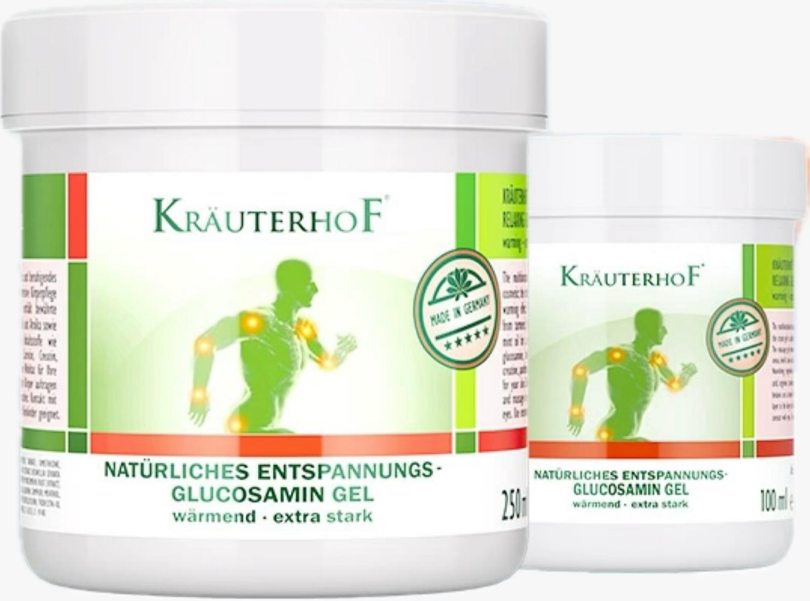 LA002 德國Krauterhof七葉莊園 氨糖舒緩凝膠250ML 【買3盒送1盒 】