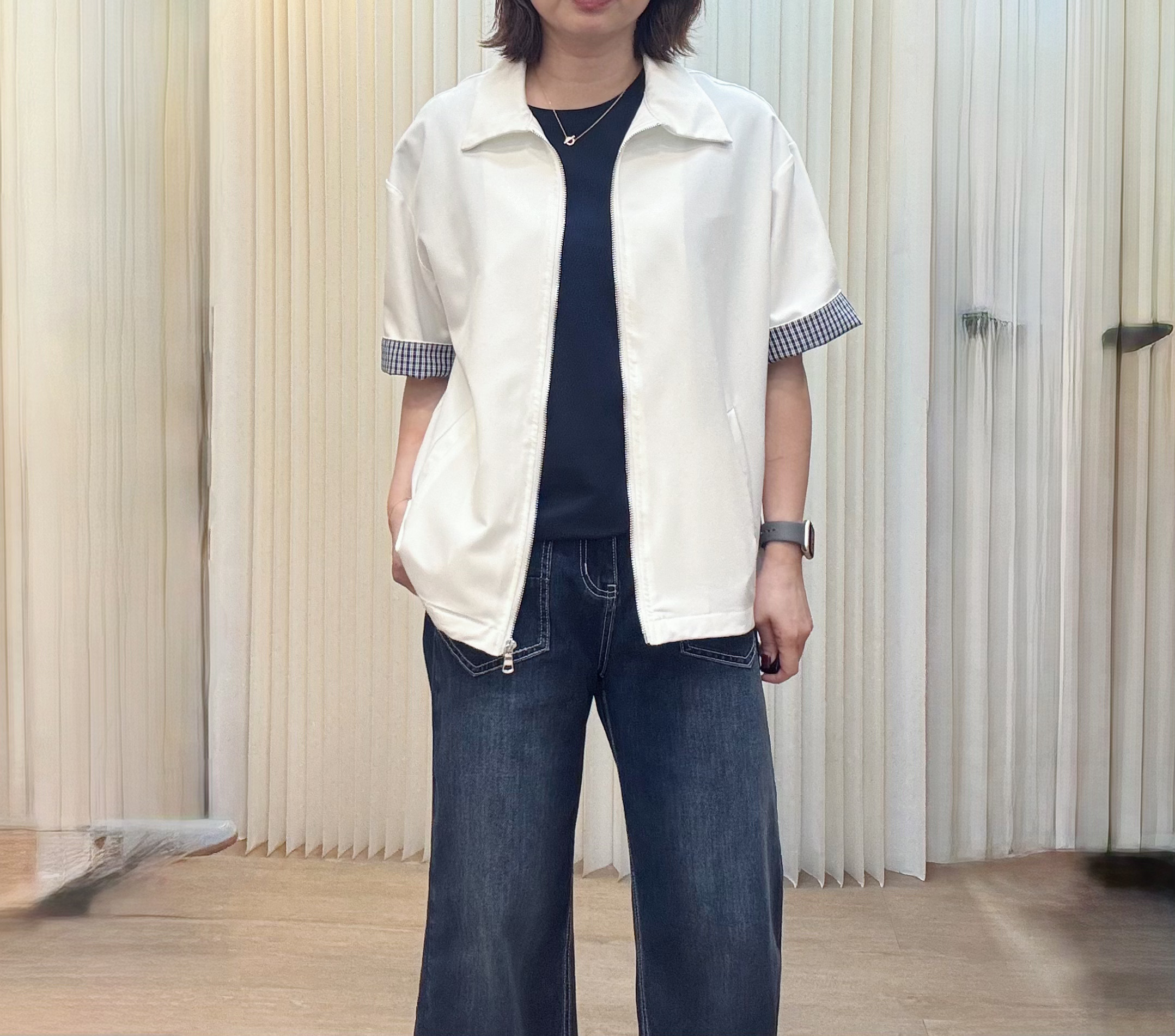 韓國拉鍊外套 M449 03ES4817250