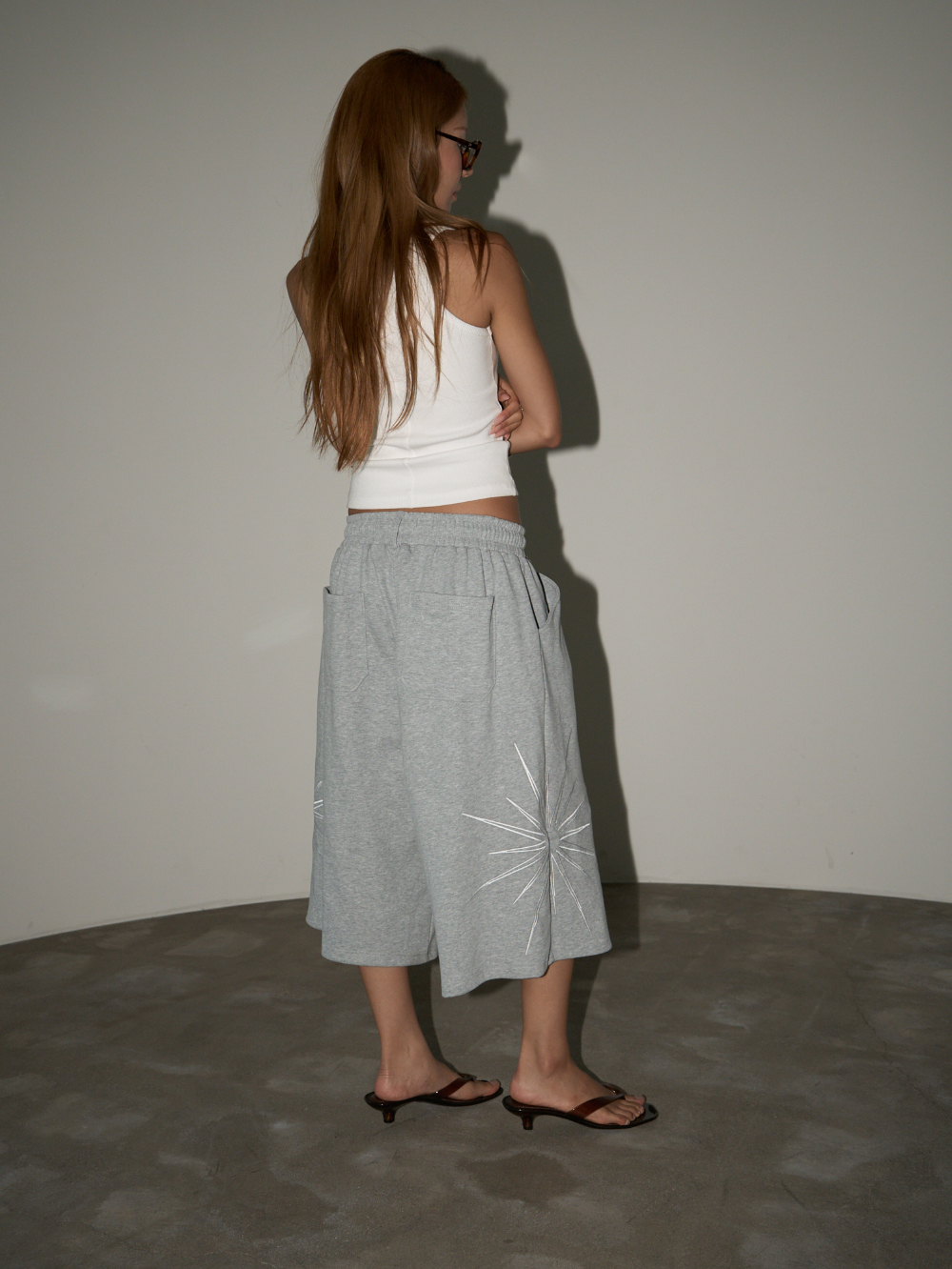 Graphic Star Bermuda Shorts
