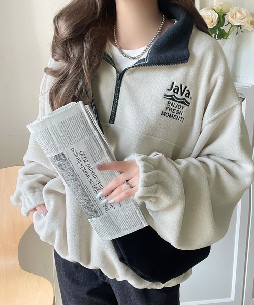 復古運動風絨面上衣【JT021】