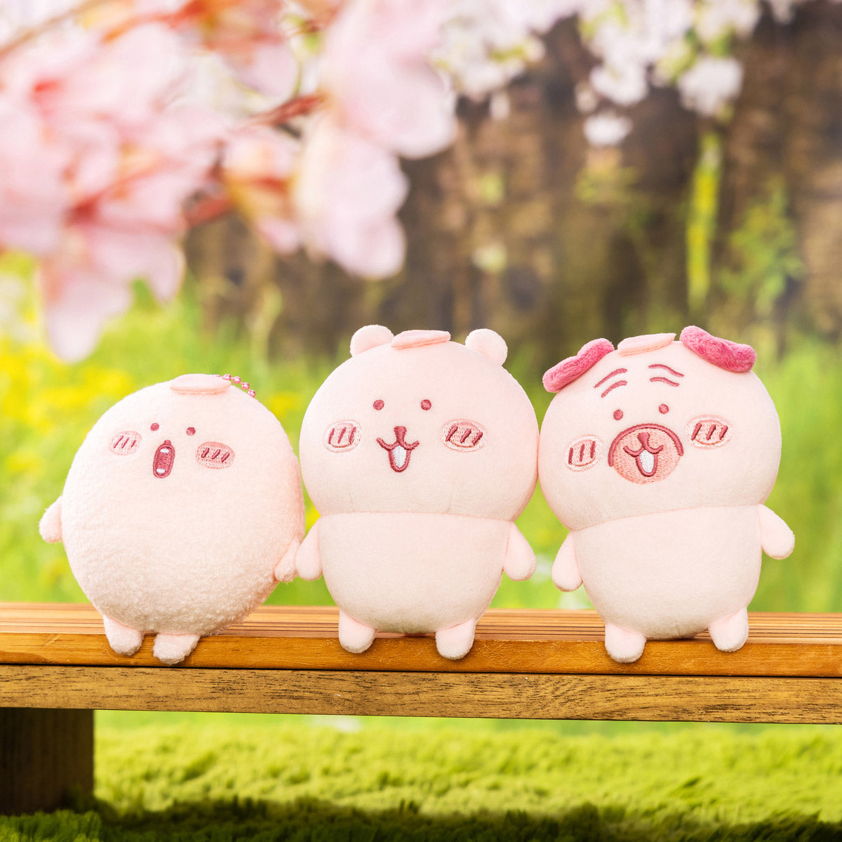 日本 nagano market joke bear 櫻花款 公仔吊飾