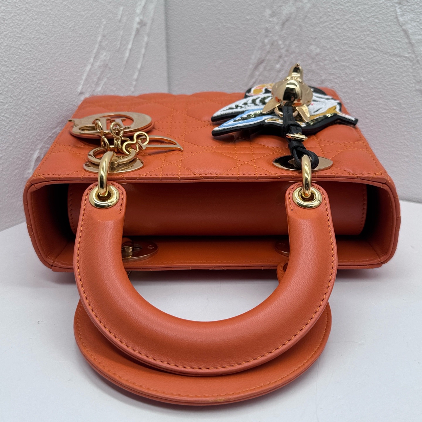 [Unused Item] CHRISTIAN DIOR Lambskin Cannage Small My Lady Dior