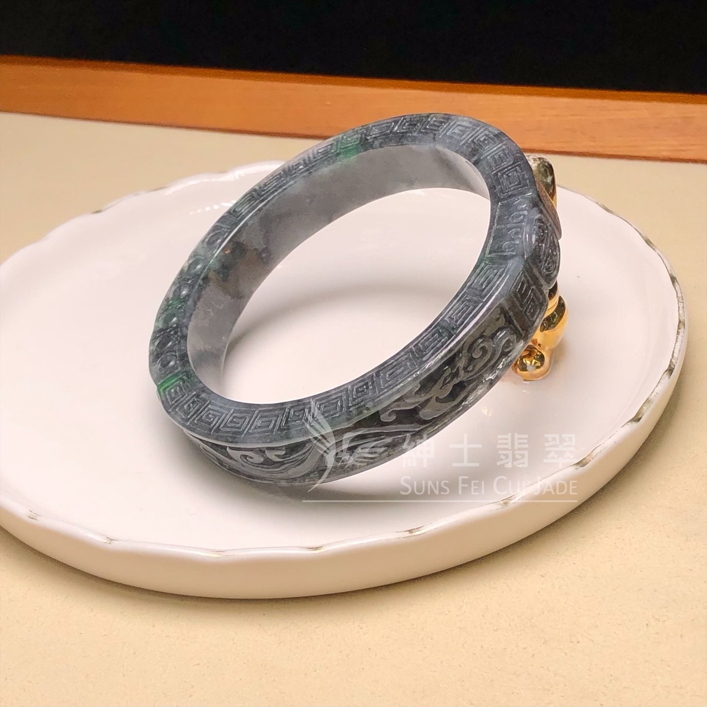 烏雞綠特式鐲58.5mm