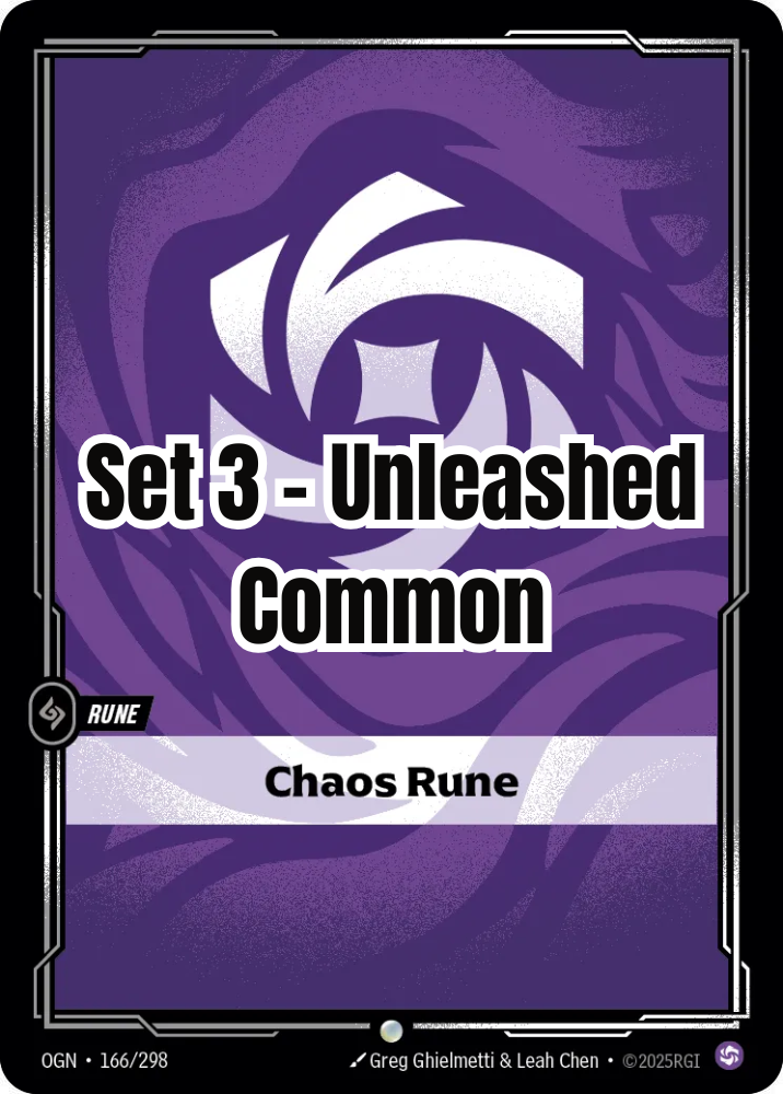 Unleashed - Commen - Chaos Rune (Set 3)