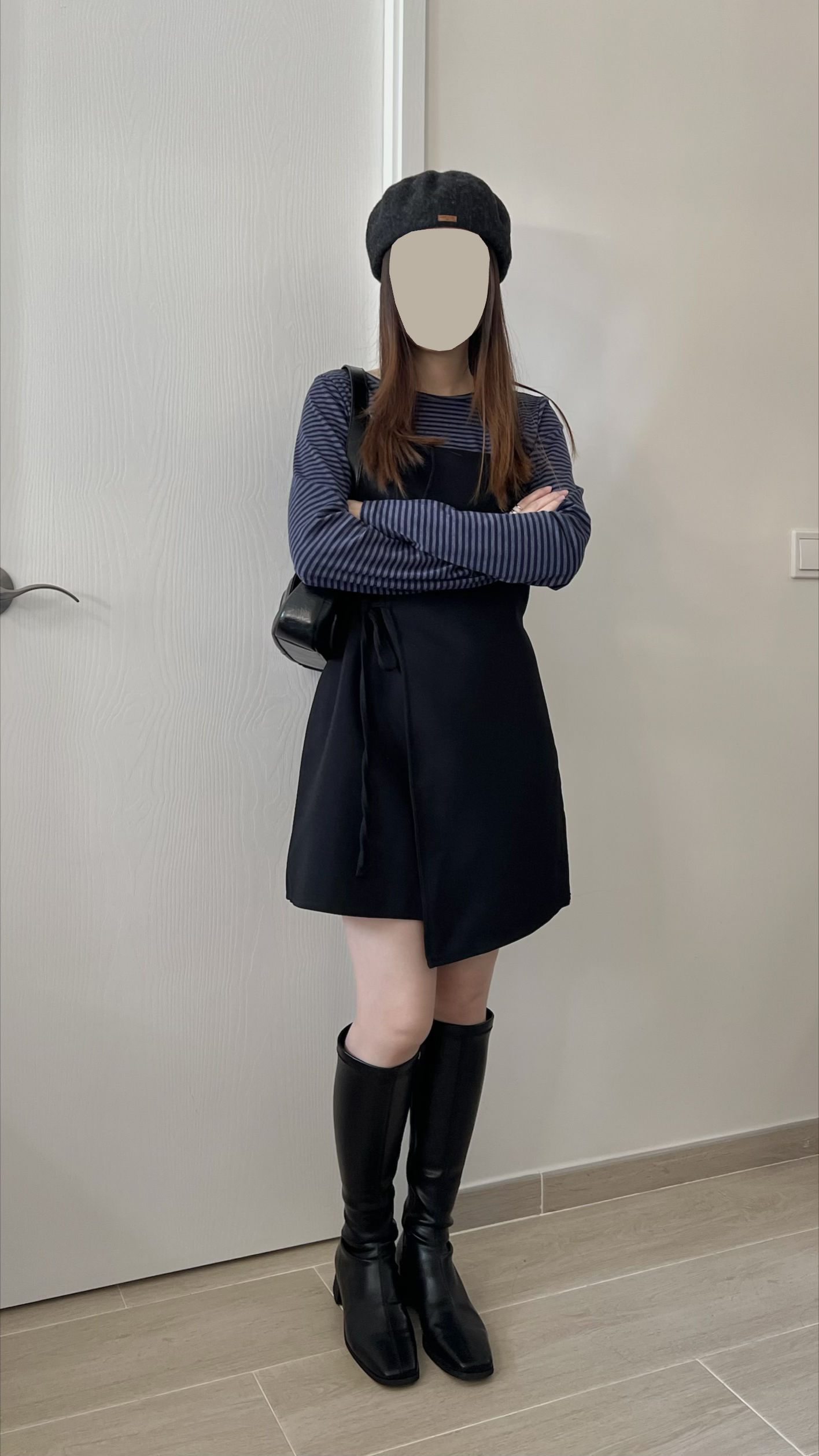 蝴蝶結不規則ops  小個子可 現貨