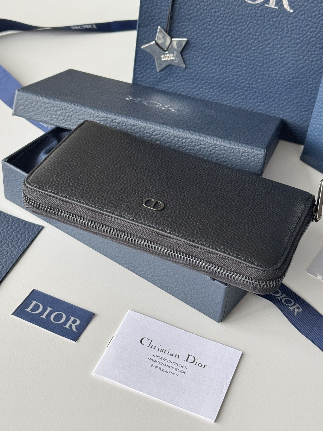 【原單】DIOR CD Icon Long Zipped Wallet 長型拉鏈銀包